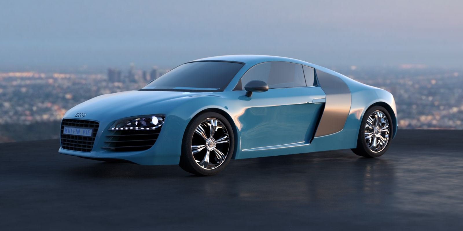 3D render - Audi R8