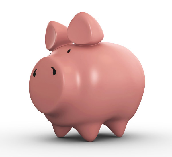 3D render - Piggy bank