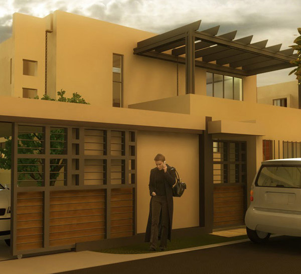 3D render - Senegal townhouse