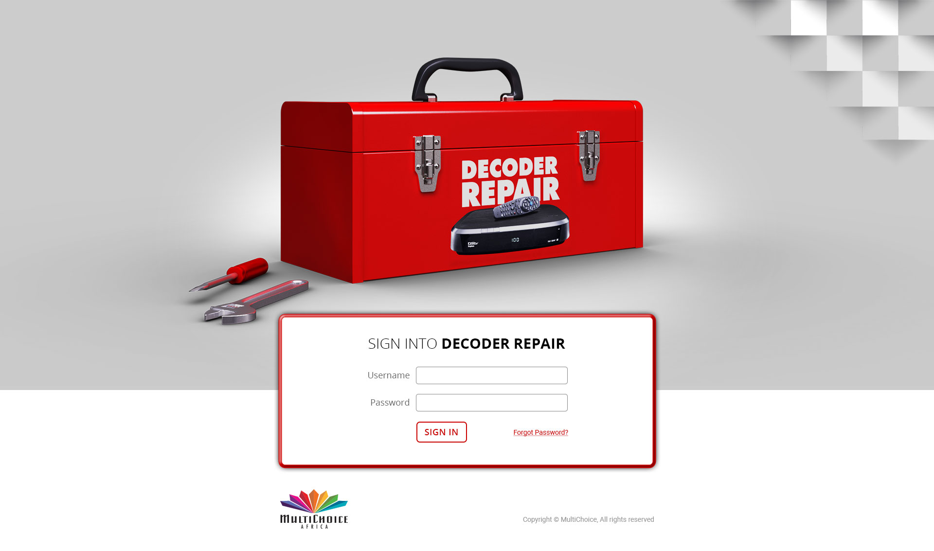 MultiChoice Decoder Repair